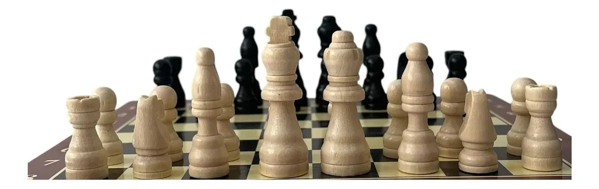 Juego de mesa 3 en 1 chico ajedrez, damas y bacgammon ANCH24