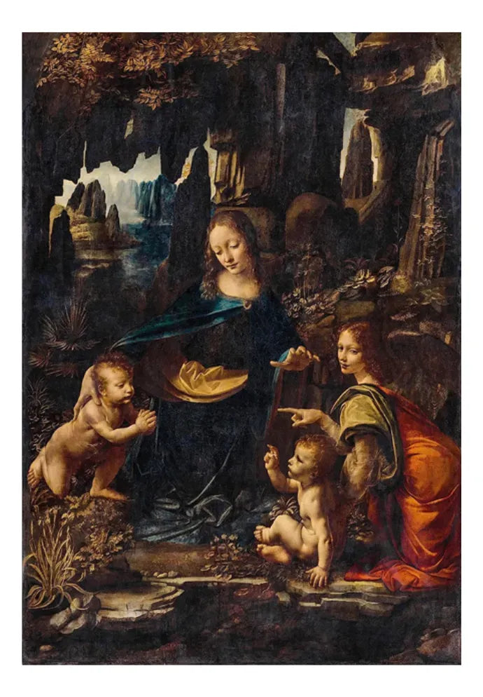 Puzzle Hqc Museum - The Virgin of The Rocks 1000 Pzas 37088 Clementoni