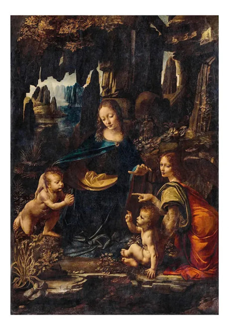 Puzzle Hqc Museum - The Virgin of The Rocks 1000 Pzas 37088 Clementoni