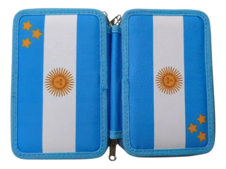 Cartuchera de Argentina 3 Pisos con Utiles SL6803