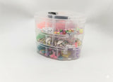 Caja De Gomitas Pulseras y Telar 3 Pisos 389 Grs KL374 Shine
