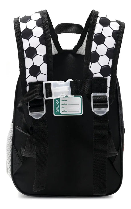 Mochila C/Luz Petit Termoformada Futbol 12p 22x30x10cm 41318