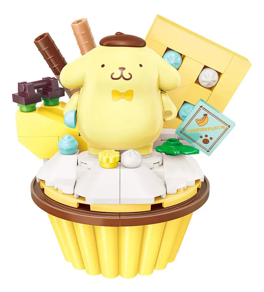 Hello Kitty Cupcake De Banana Pompompurin Figura 18cm K20816 56402