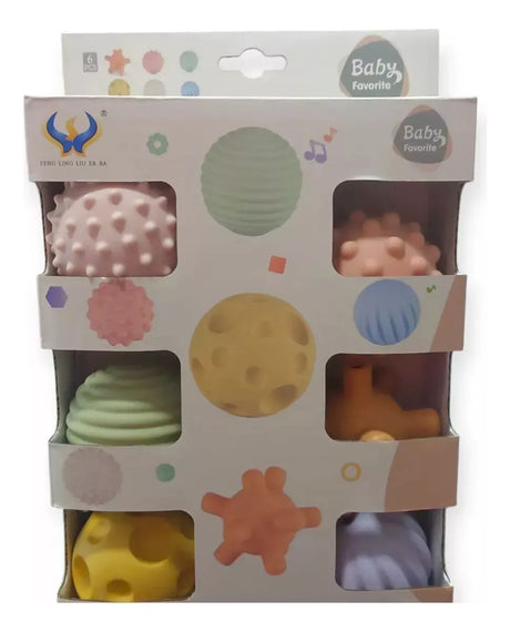 Baby Favorite 6 Pelotas Locas Con Chifle Zy1488480