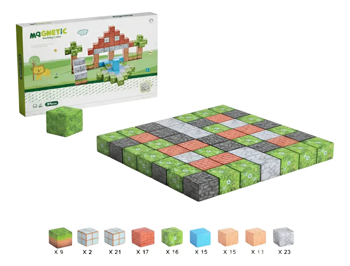 Bloques Magnéticos Cubos Steam Minecraft Shine 2960032