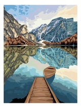 Ravensburger CreArt Pinta Por Numeros Canvas Lake Views 23909