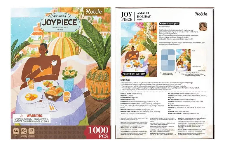 Robotime Puzzle Amalfi Vacaciones 1000 piezas Pt005 Rolife