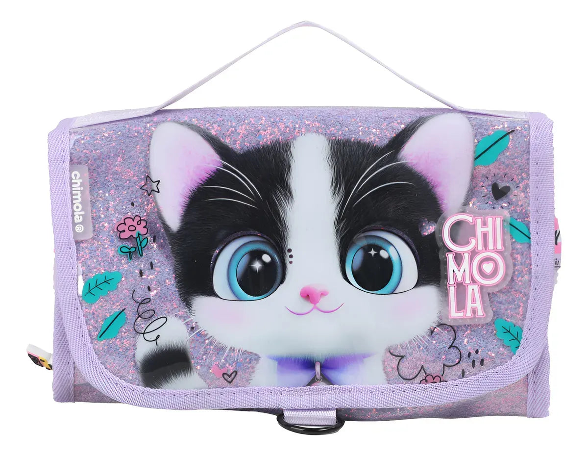 Chimola Cartuchera Personaje Cat BT353