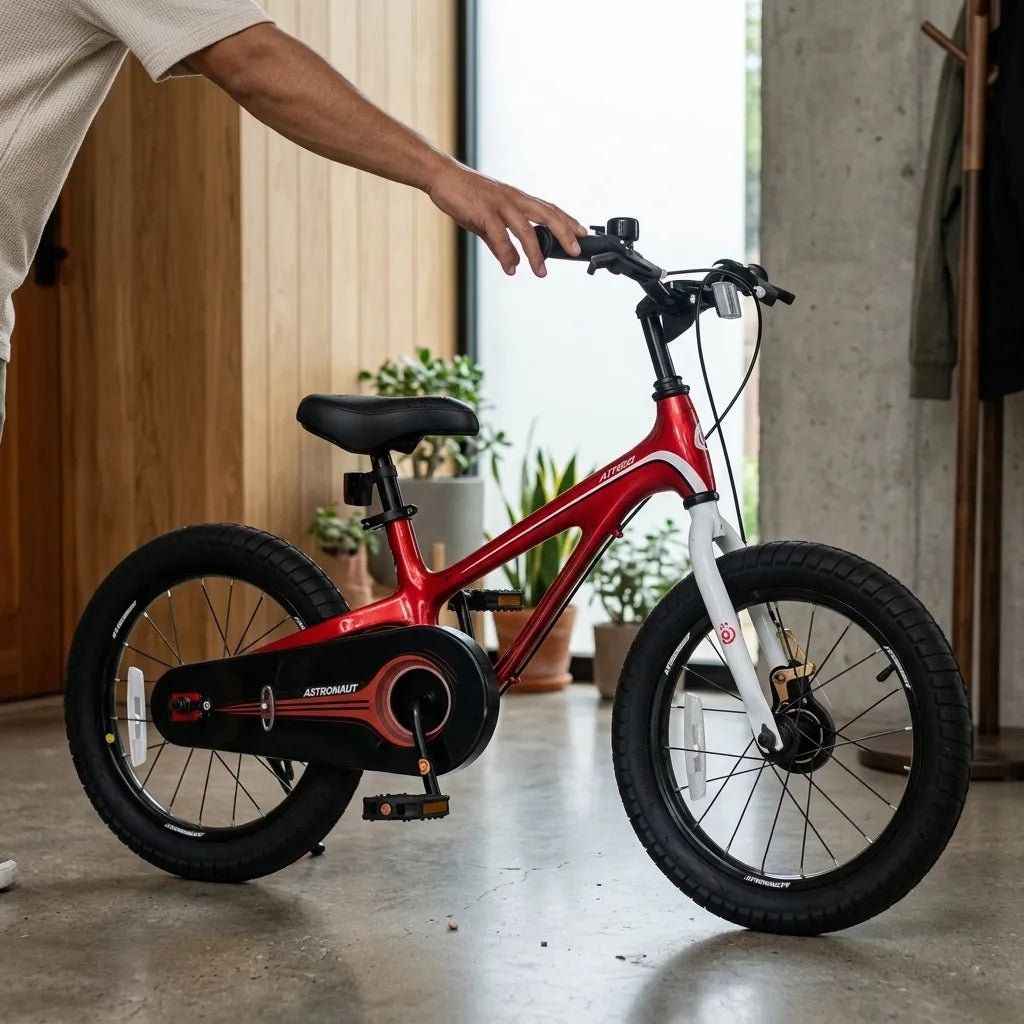 Bicicleta Infantil Royal Baby Astro Negra R18 Cm18-5