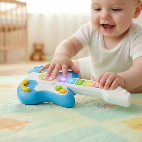 Guitarra Táctil Touch Bebe Con Luz Y Sonido 503-24