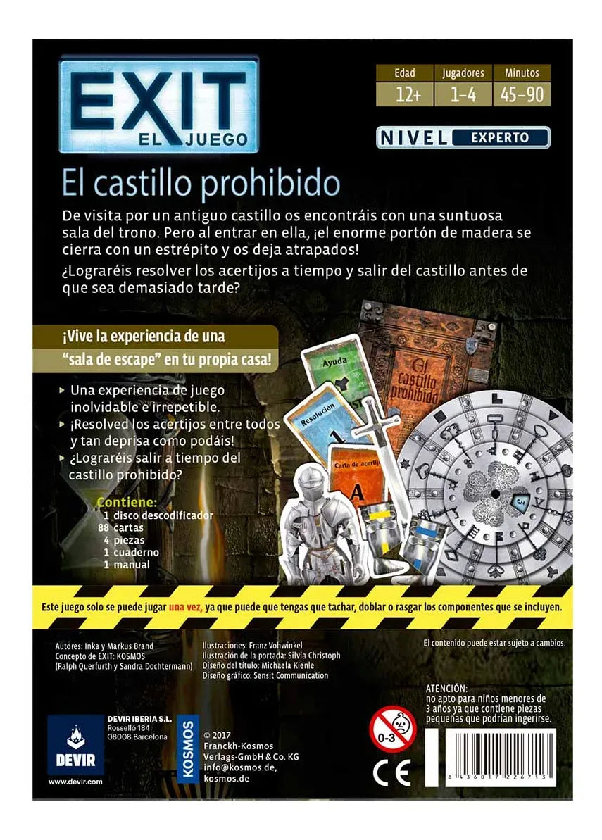 Juego Exit El Castillo Prohibido 40-4020