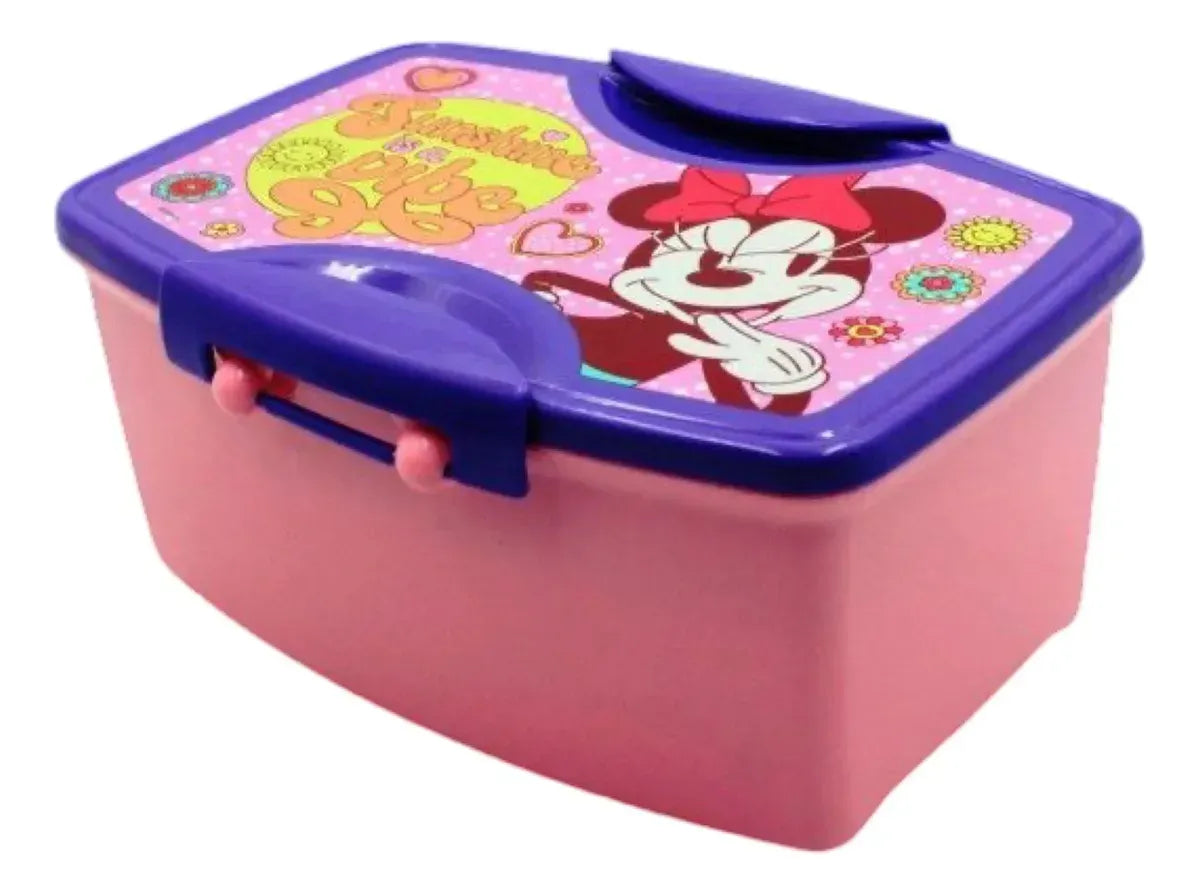 Lunch Box Con Cubiertos Minnie 01MINNIE057