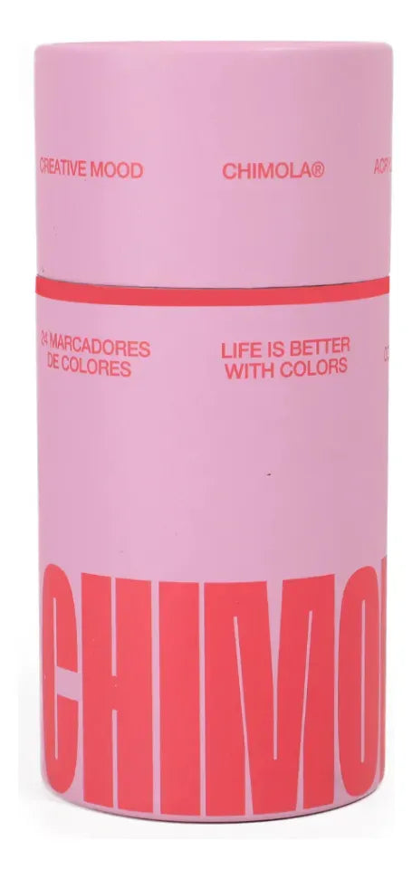 Chimola Set De Marcadores X36 Pink ST60
