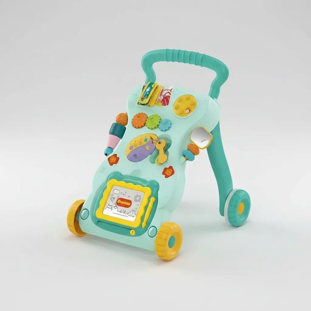 Caminador Musical Con Actividades Celeste 1962940 Huanger