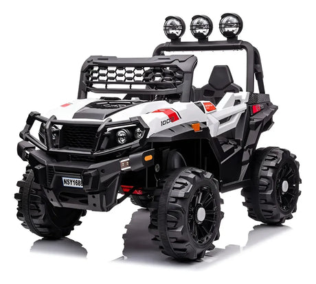 Camioneta a Bateria JEEP Blanca CN-SHX61688