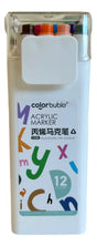 Marcadores Acrílicos con Estuche X12 Colores SL7101