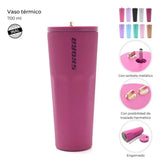Vaso termico con bombilla 700 ml 40587