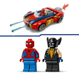 Lego Marvel: Coche de Spider-Man vs Lobezno Venomizado 76336