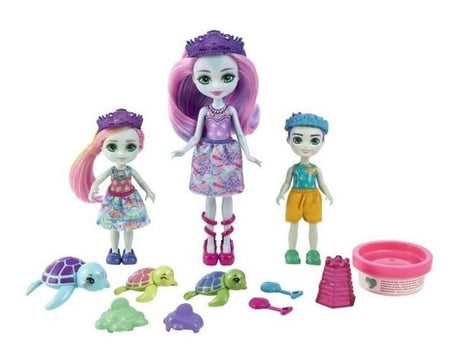 Enchantimals Set Muñeca Familia Y Animalitos Hcf94 Mattel