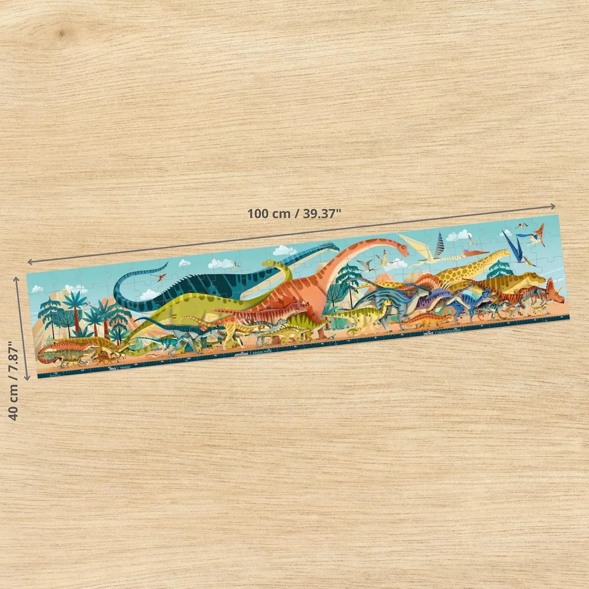 Janod Dino Puzzle Rompecabeza Panorámico Dino J02540
