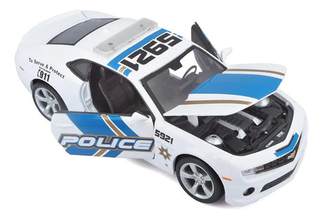 Maisto 1:24 Chevrolet Camaro SS Police 2010 Blanco 31208
