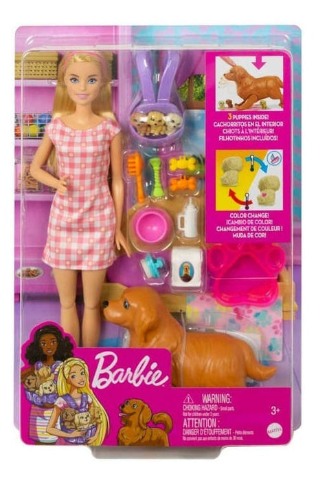 Muñeca Barbie Mascotas Perritos Magicos Hck75 Mattel
