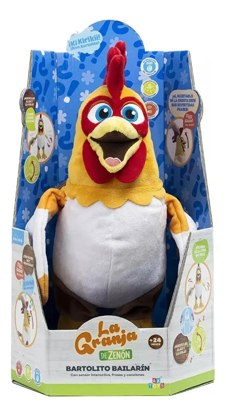 Peluche La Granja de Zenon Bartolito bailarin 8028