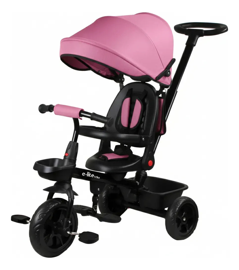 Triciclo con Capota JY-T07B Rosa