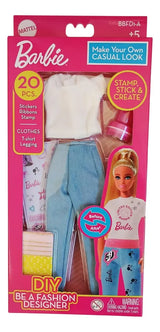 Barbie Set Ropa De Muñecas Para Diseñar Casual Look Bbfd1-A