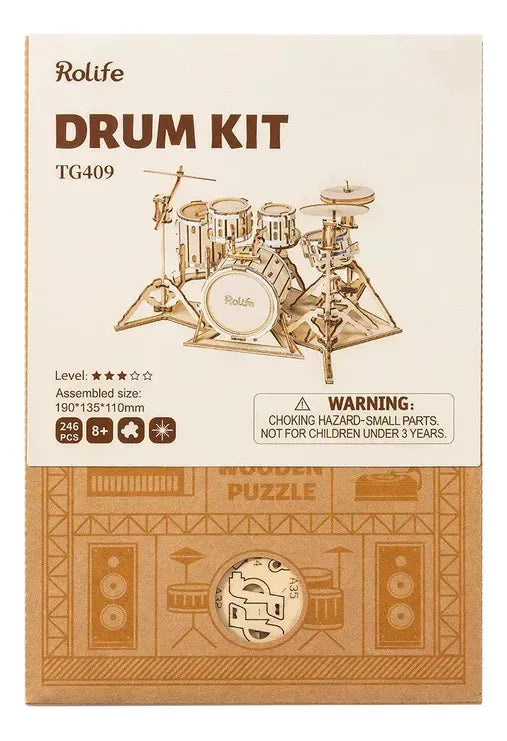 Robotime Puzzle 3d Bateria Tg409 Rolife