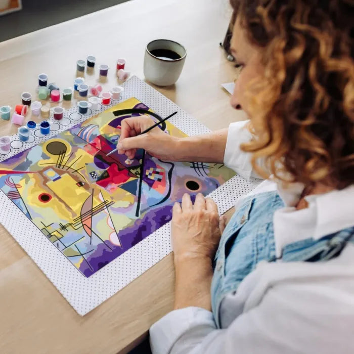 Ravensburger CreArt Serie B Canvas Pinta Por Numeros Kandinsky Yellow 23918