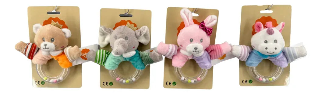 Sonajero Animalitos 13cm Modelos Surtidos T22064 Getco