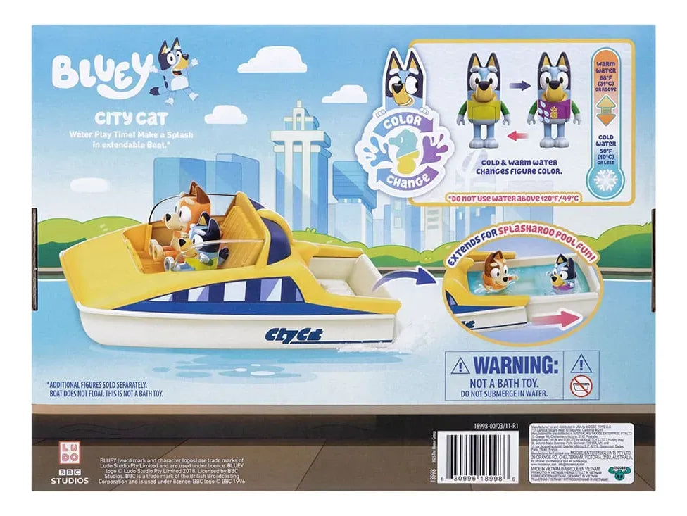 Bluey Playset City Cat Boat 18998