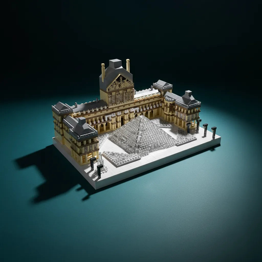 Bloques De Construccion Museo Louvre 3000Pcs 3034211