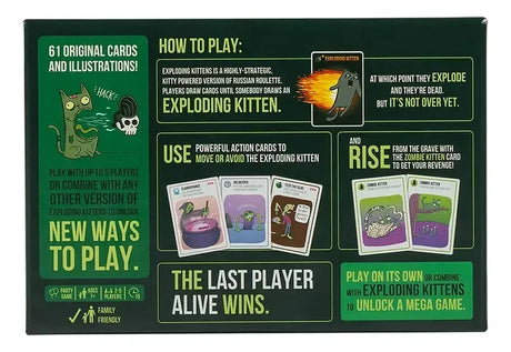 Juego De Cartas Zombie Kittens 102424