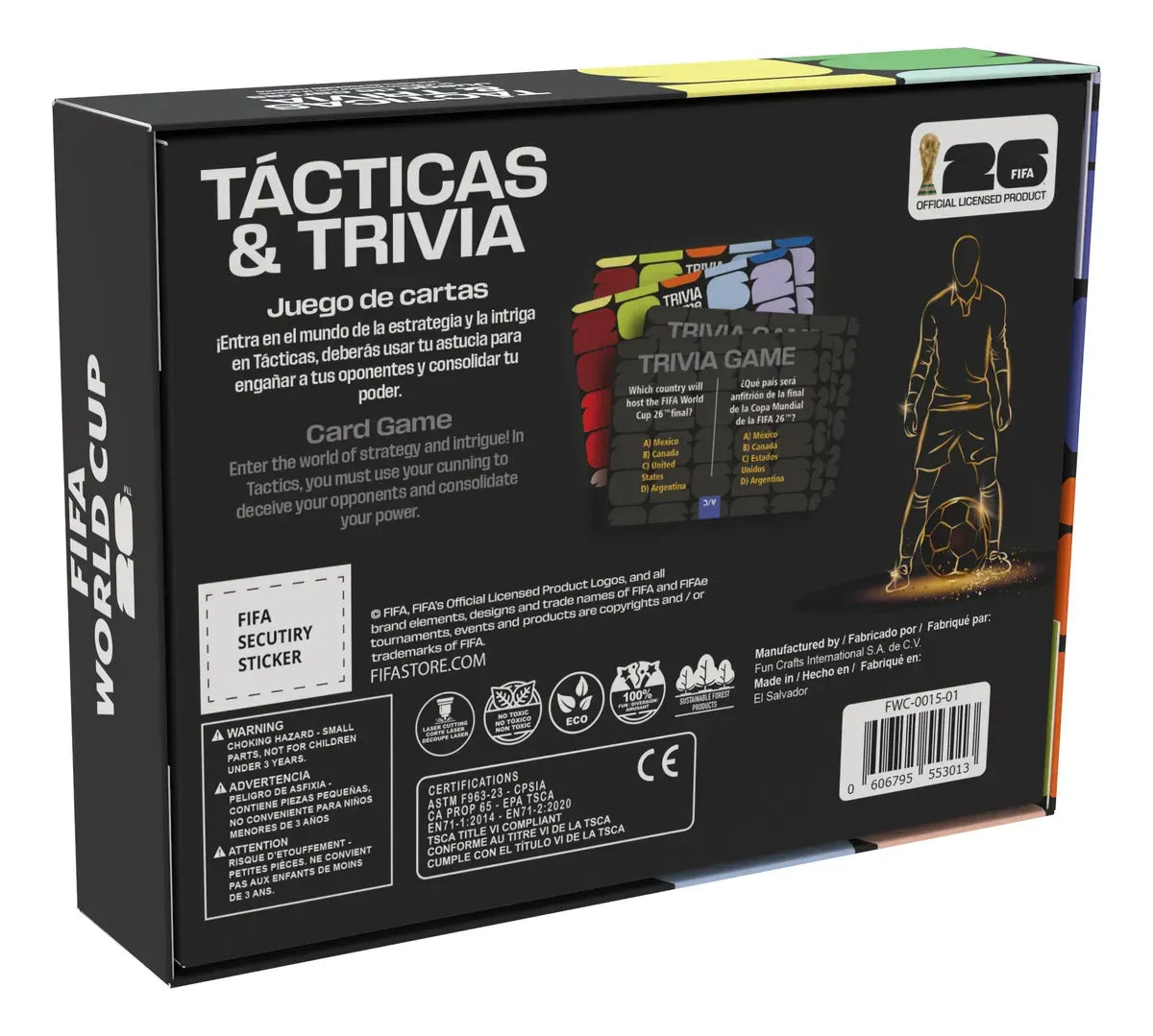 Juego de Mesa - Tácticas y Trivia +25 FIFA FWC-0015-01