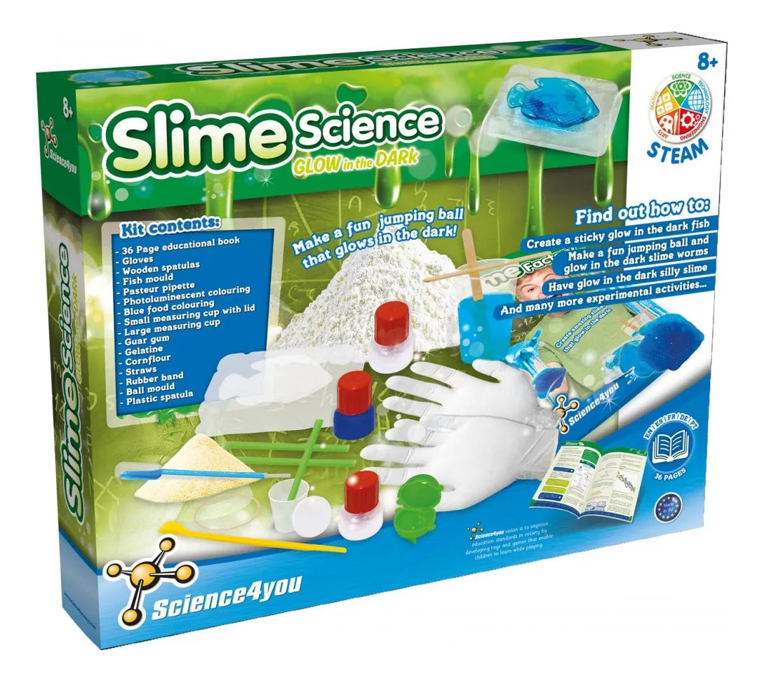 Science4You Fabrica de Slime Brilla en la Oscuridad 80004206 628694
