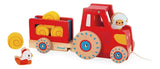 Janod Granja Tractor Con Cuerda De Arrastre J03317