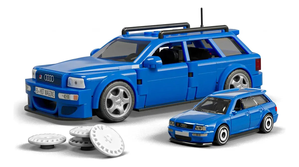 Hot Wheels Bloques de construccion Audi Avant RS2 253 Pcs JGR28