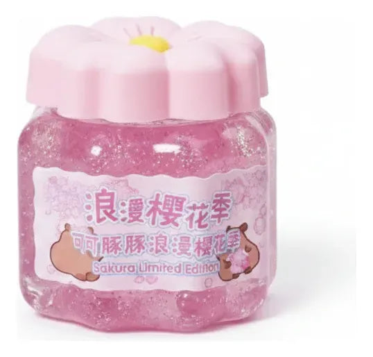 Slime Con Brillitos De Capibara Kl710 Shine