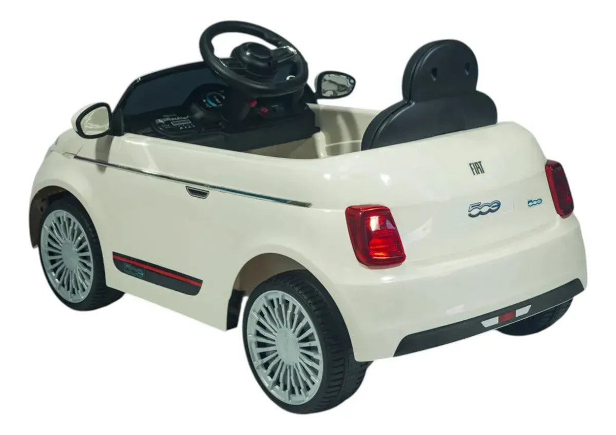 Auto A Bateria Fiat 500E Blanco 12V 9410-705