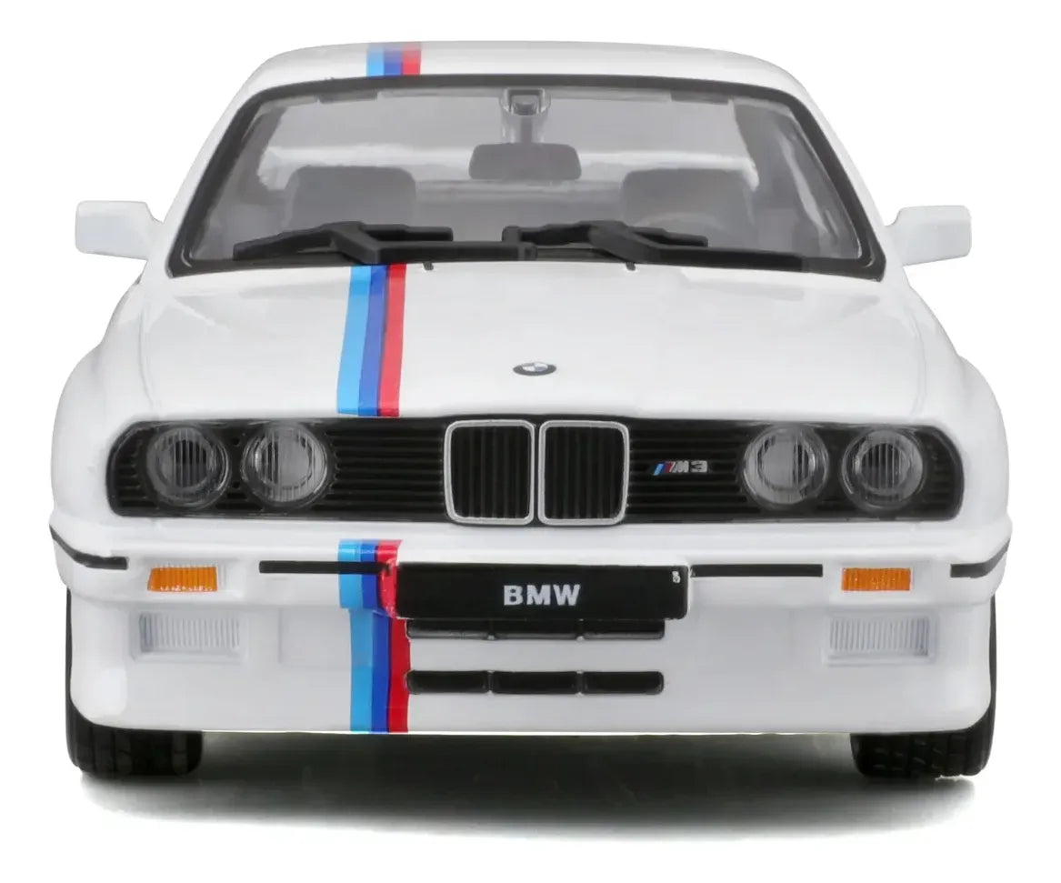 Bburago 1:24 BMW M3 1988 Blanco/Rojo 18-21100