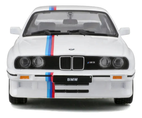 Bburago 1:24 BMW M3 1988 Blanco/Rojo 18-21100