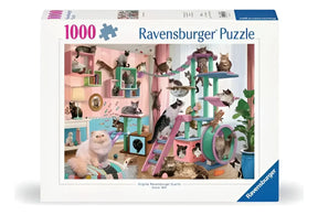 Ravensburger Puzzle 1000 Pzs Cat Tree Heaven 12000875