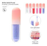 Brillo Labial Frutal Glow Vibes Tono 01 Transparente 39596