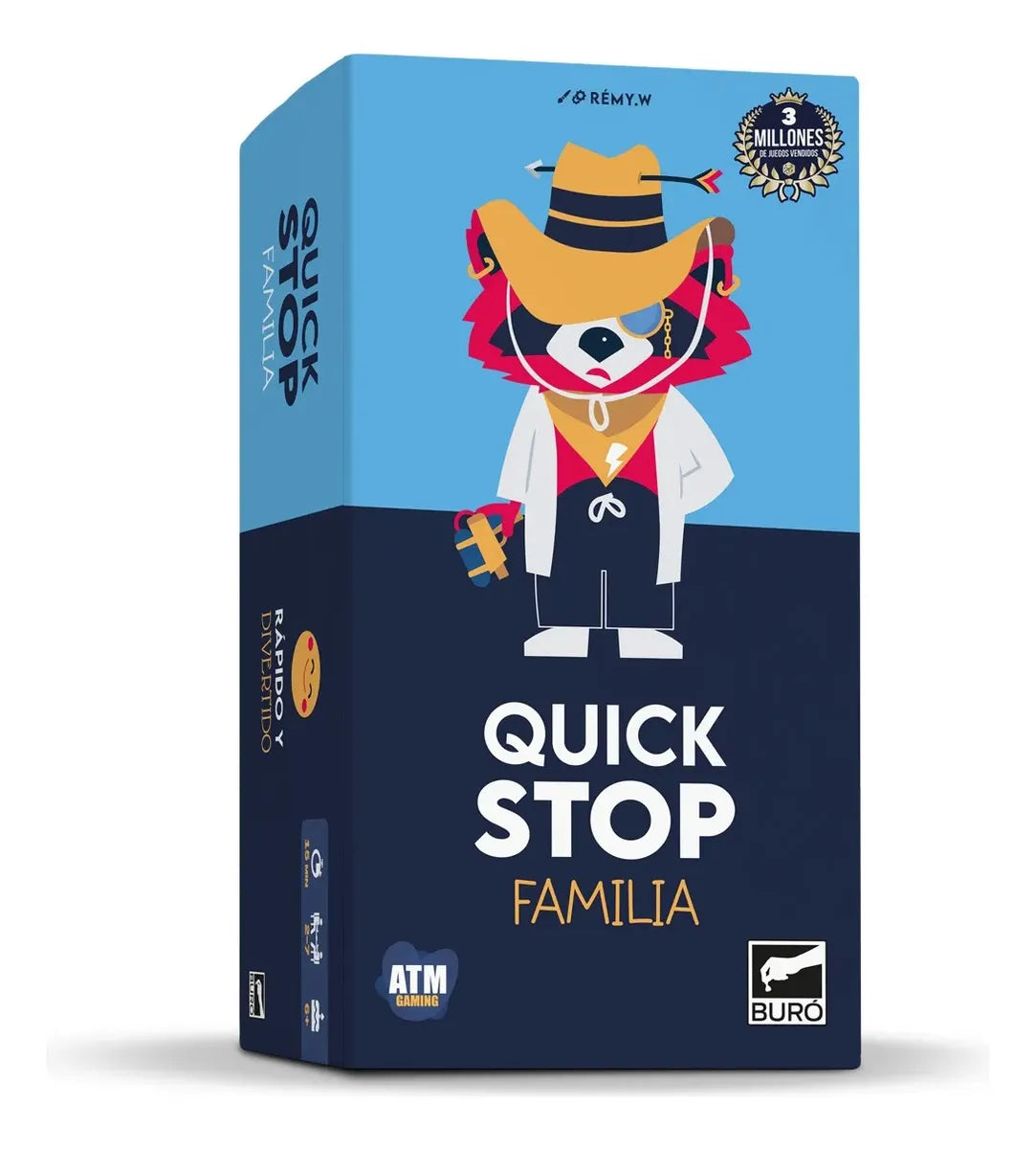 Juego Quickstop Familia Buro QCKSTPFM
