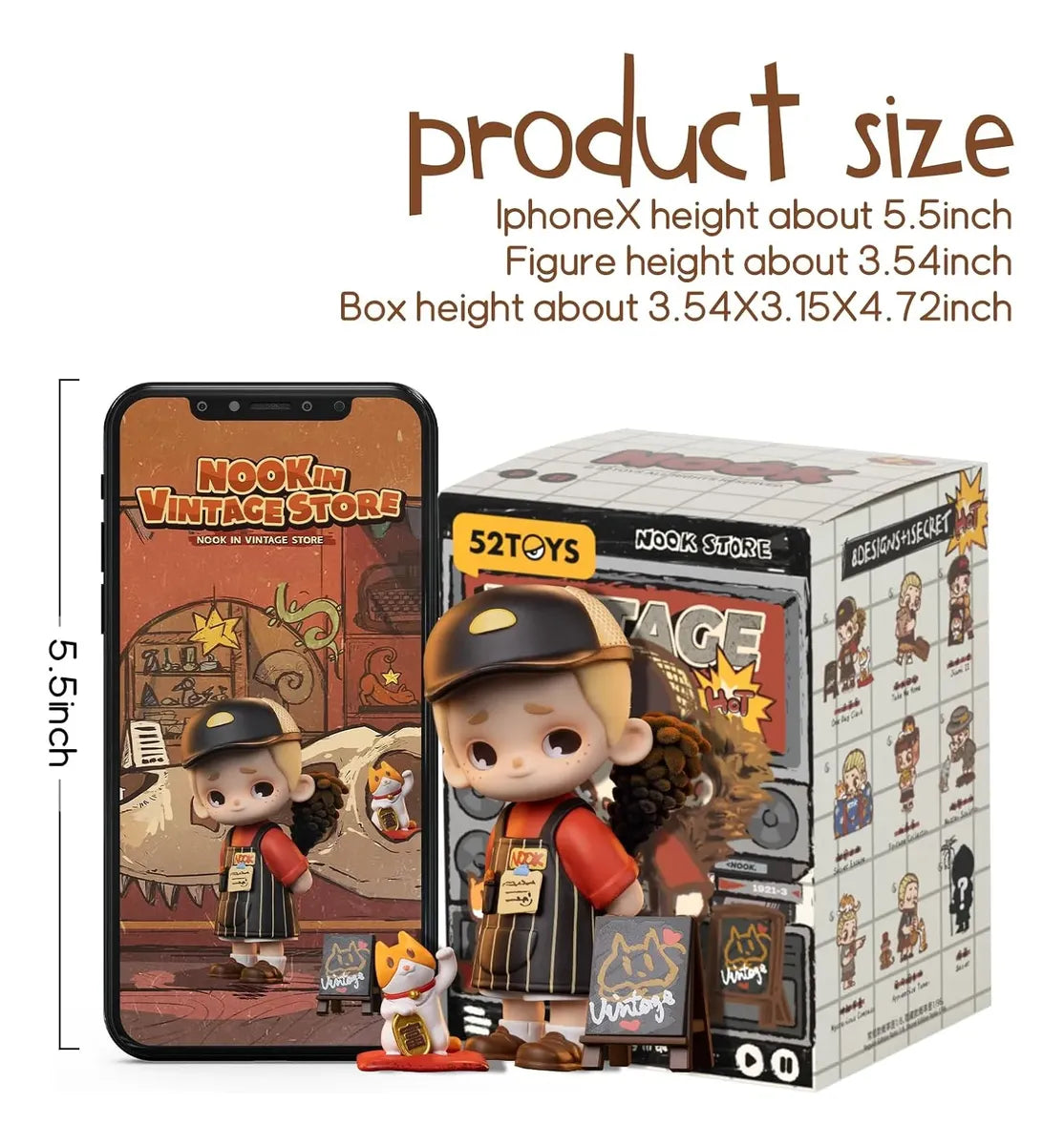 52toys Nook In Vintage Store Figura Blind Box S78880