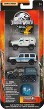 Jurassic World Matchbox Pack De 5 Autos Fmx40 Mattel