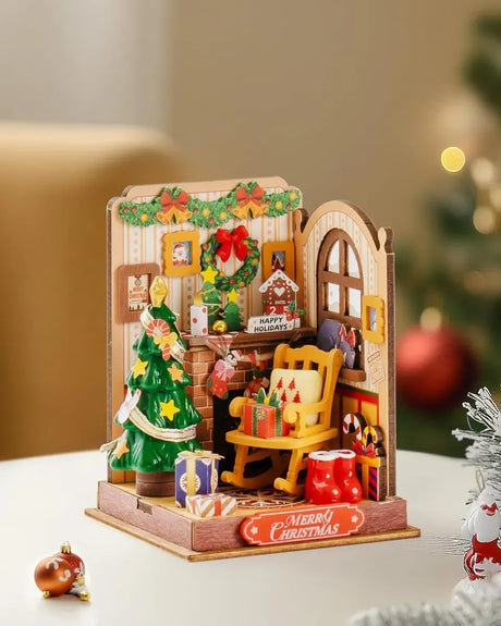 Robotime Rolife Puzzle 3d Chimenea Navideña Ds041