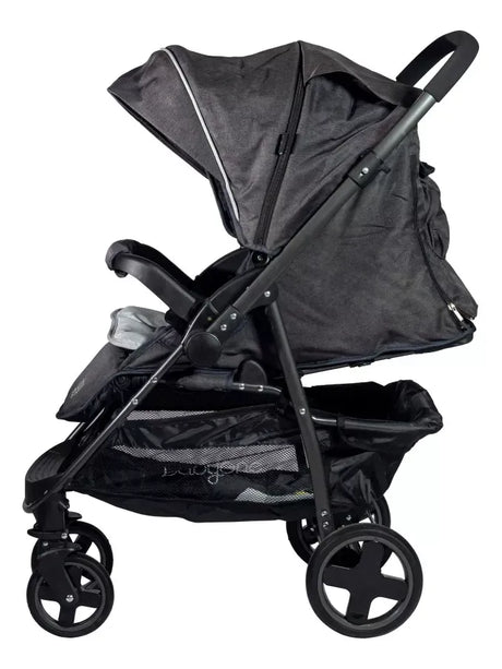 Baby One Roma Cochecito Travel System reversible handle gris BOTS-035